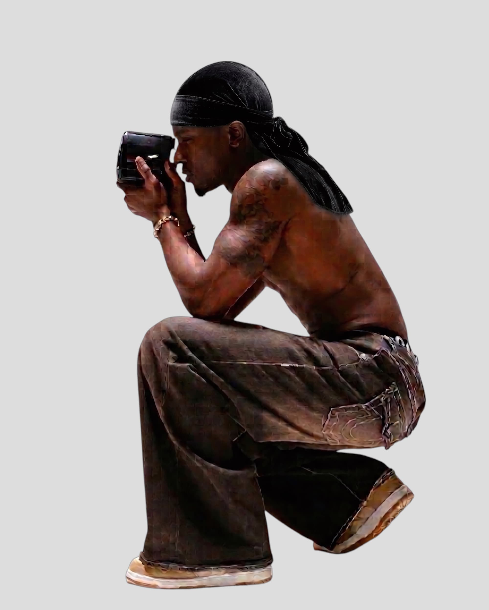 Gold Velvet Durag
